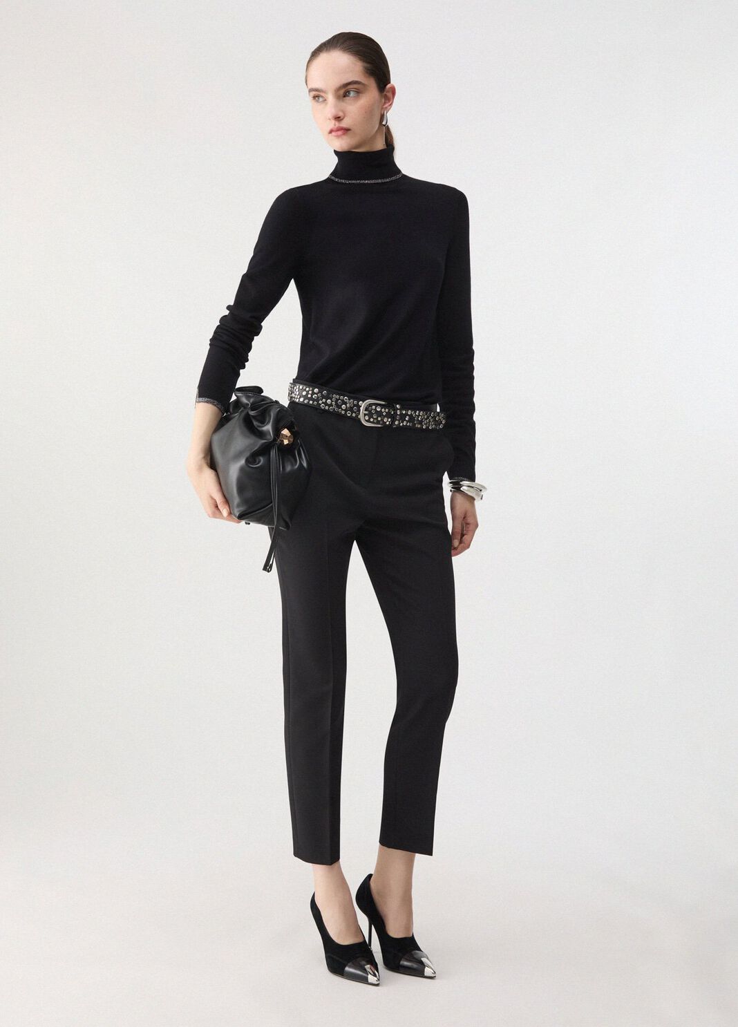 Cigarette trousers black Liu Jo - large image number 5
