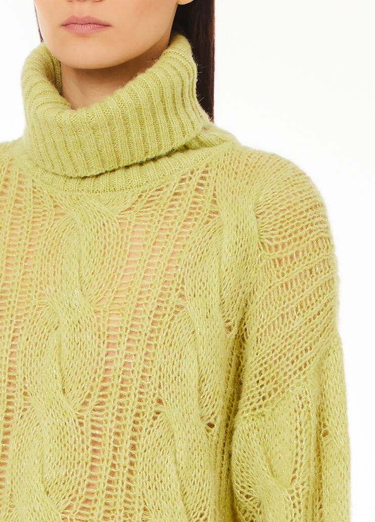 Alpaca and wool polo-neck green Liu Jo - large image number 2 Alpaca and wool polo-neck green Liu Jo - large image number 2