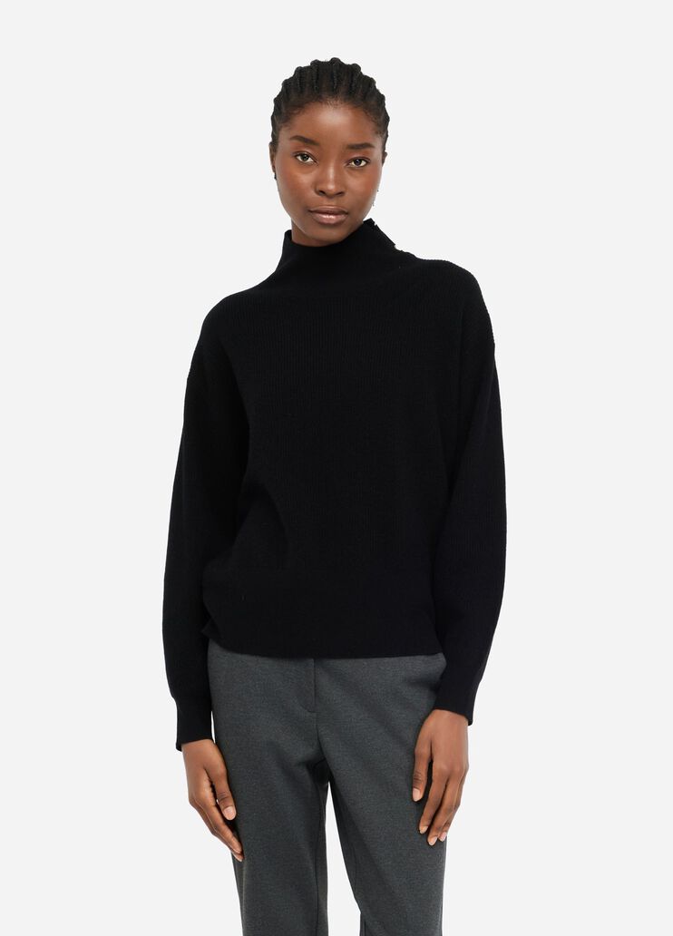 Wool and cashmere sweater black Liu Jo - medium