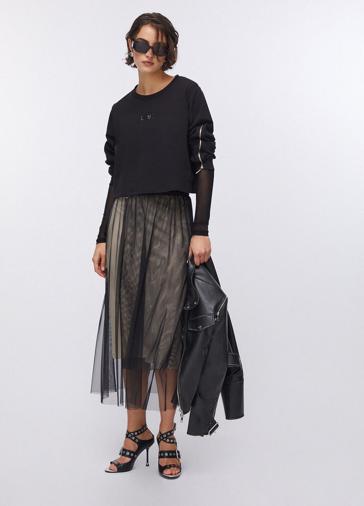 Sweatjacke schwarz Liu Jo - large image number 5