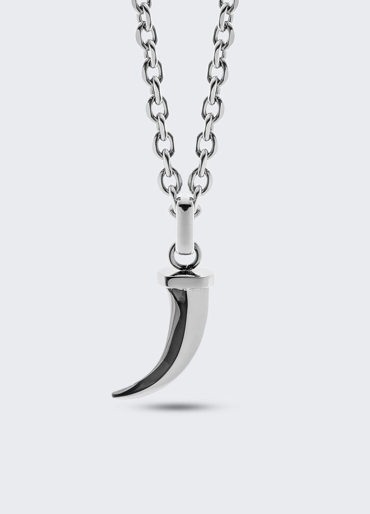 Necklace with horn lucky charm silver tone Liu Jo - medium Necklace with horn lucky charm silver tone Liu Jo - medium