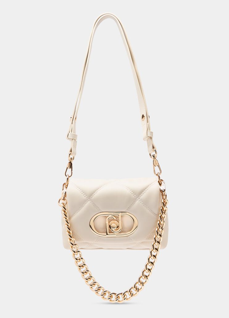Sac LaPuffy petit modèle matelassé crème Liu Jo - medium