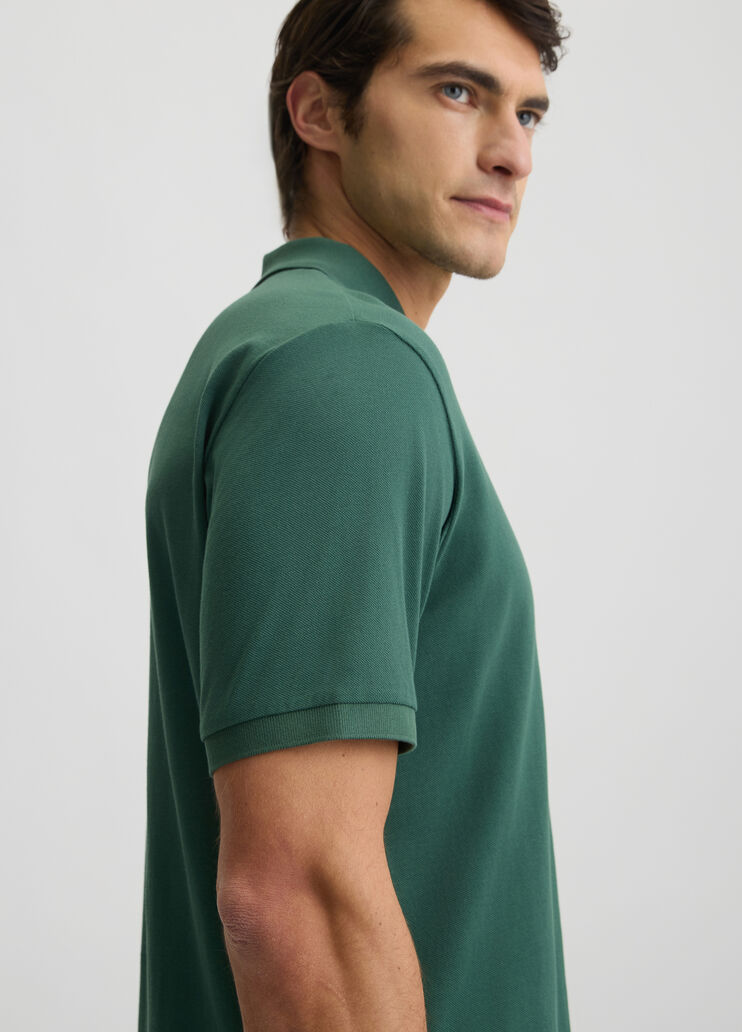 Dark green pique polo shirt dark green Liu Jo - large image number 3 Dark green pique polo shirt dark green Liu Jo - large image number 3