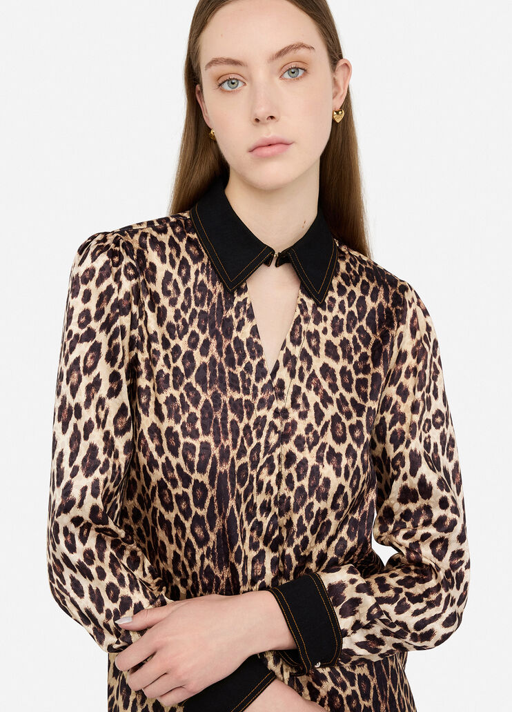 Hemdbluse mit Animal-Print Animal-Print Liu Jo - large image number 2
