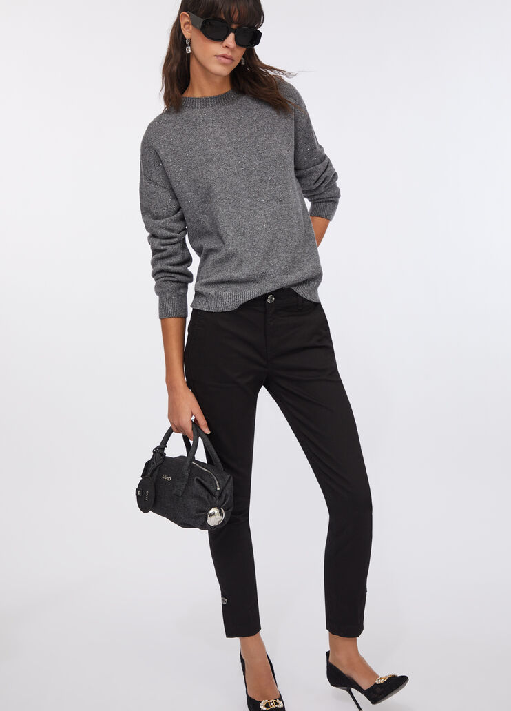 Slim fit chinos black Liu Jo - medium