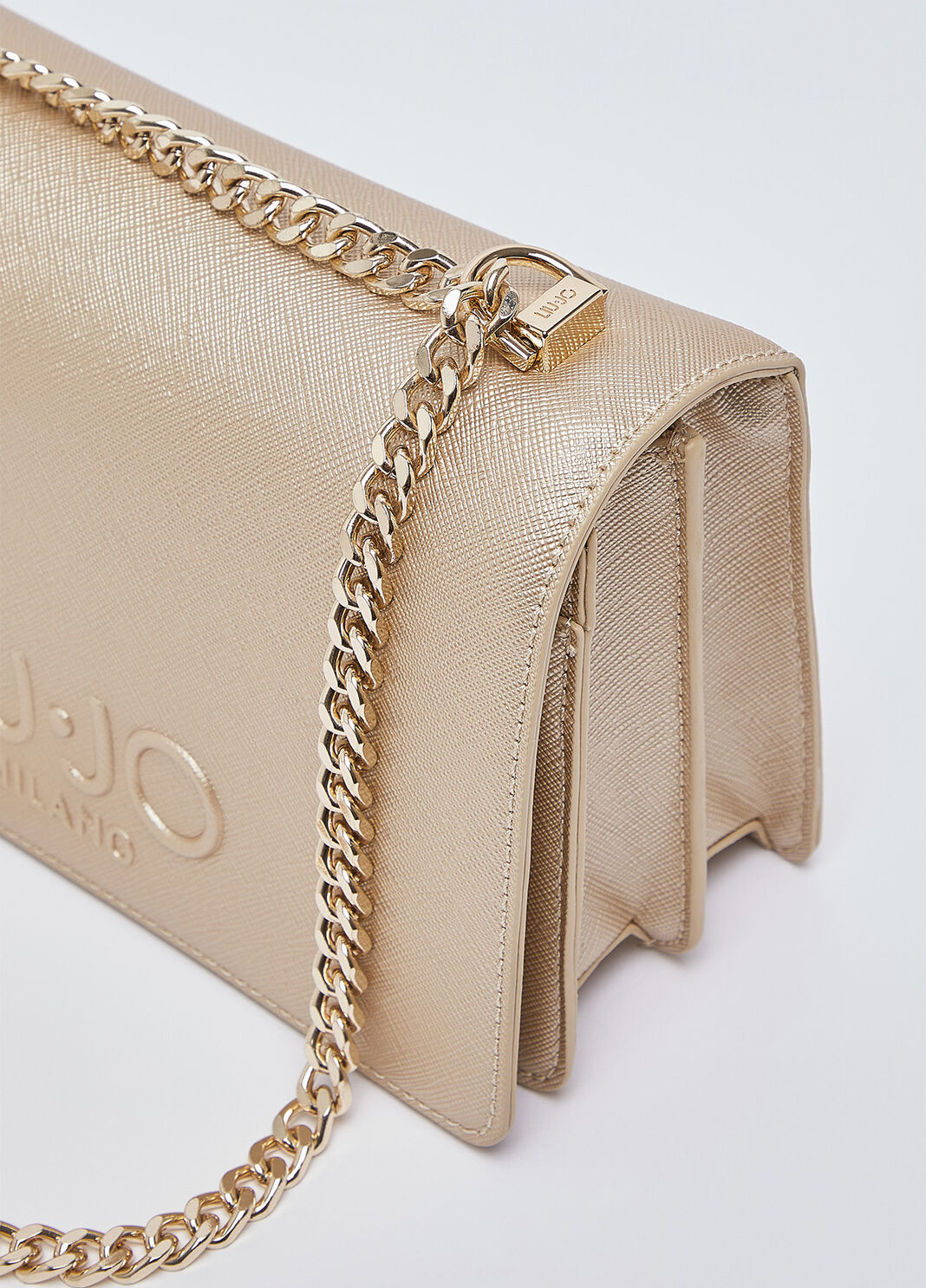 Borsa a tracolla media oro chiaro Liu Jo - large image number 2