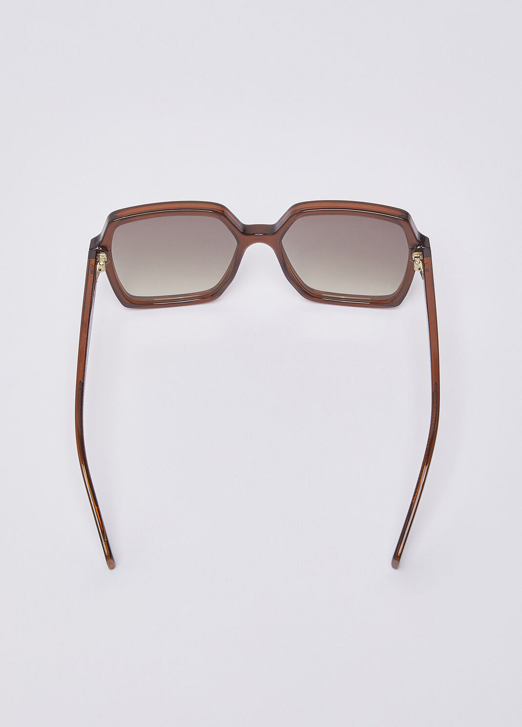 Lunettes de soleil carr&eacute;es marron Liu Jo - large image number 1