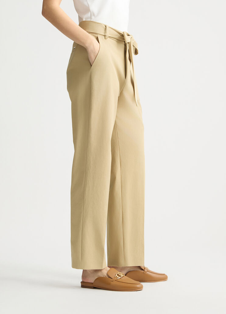 Chinos with belt beige Liu Jo - large image number 3