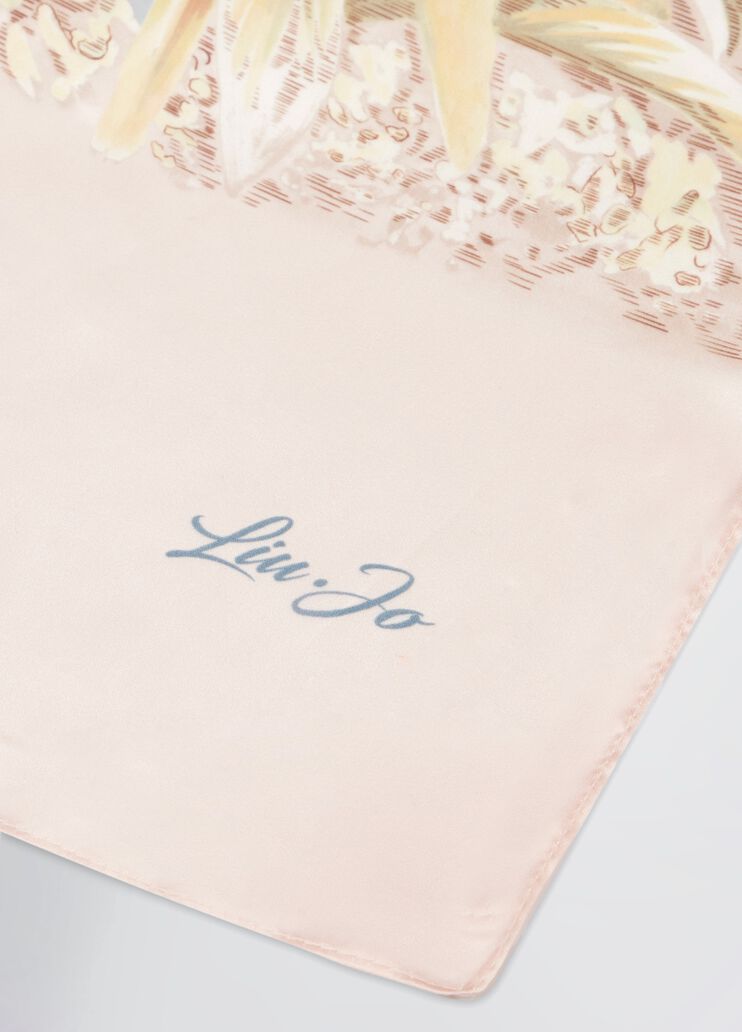 Shawl with print  green Liu Jo - large image number 4 Shawl with print  green Liu Jo - large image number 4