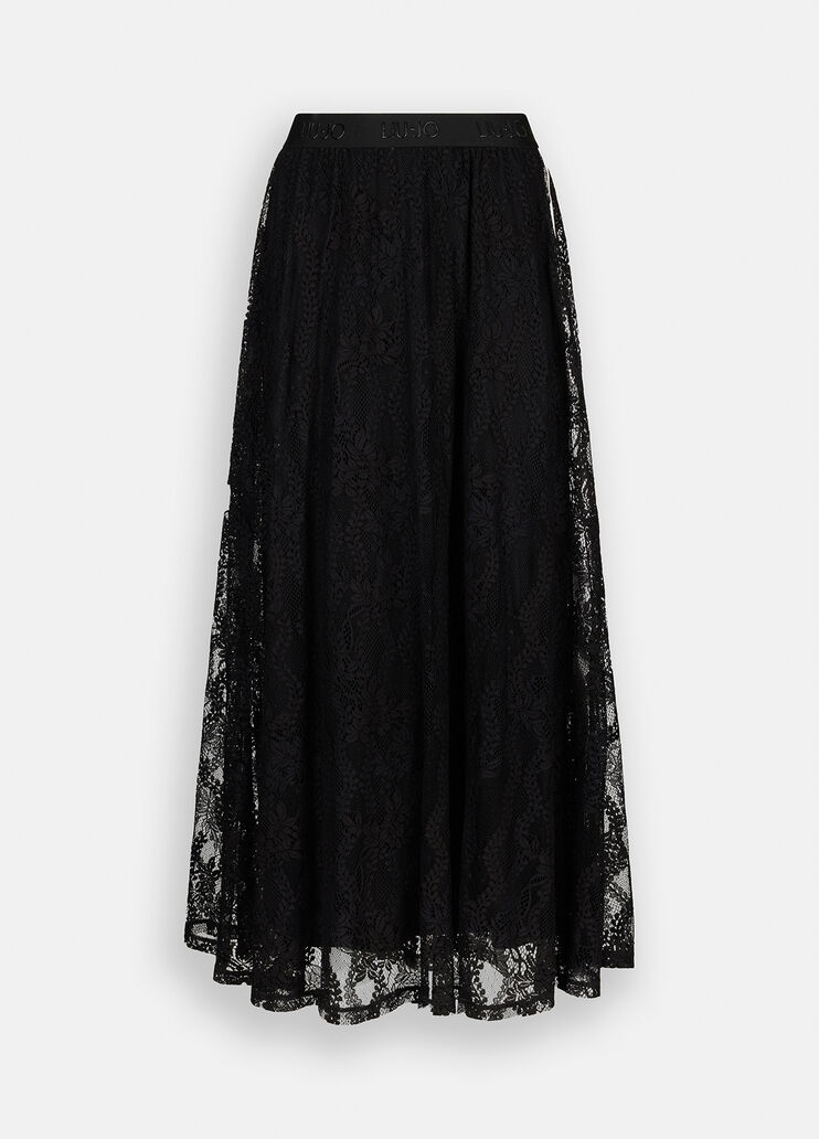 Gonna in pizzo nero Liu Jo - large image number 6