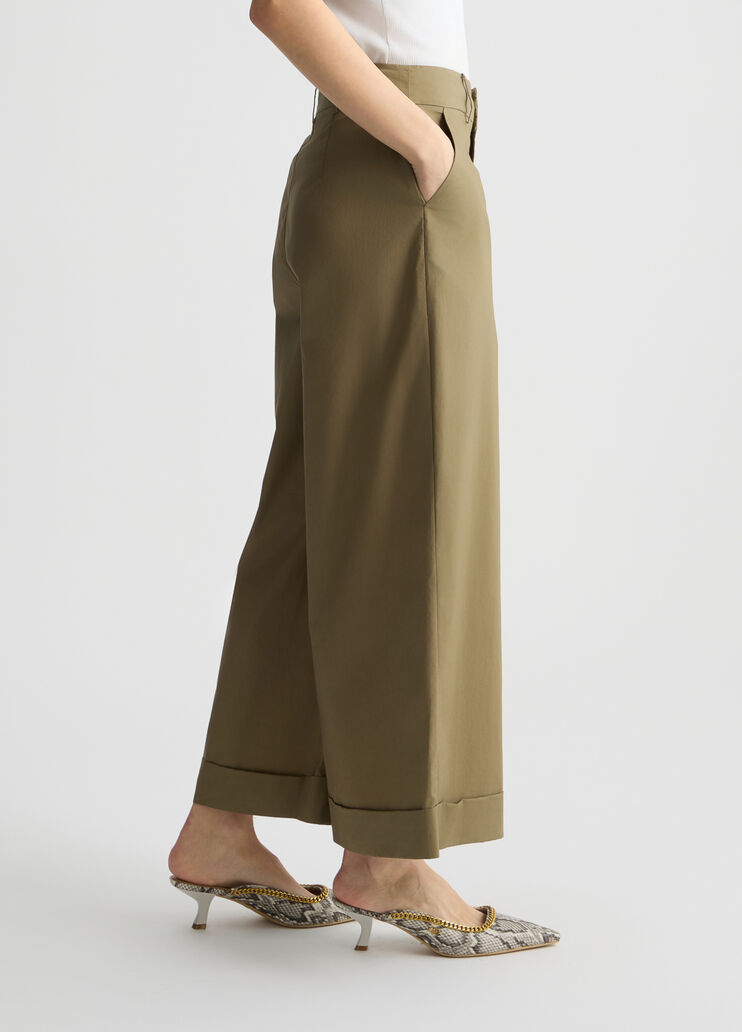 Palazzo trousers green Liu Jo - large image number 3 Palazzo trousers green Liu Jo - large image number 3
