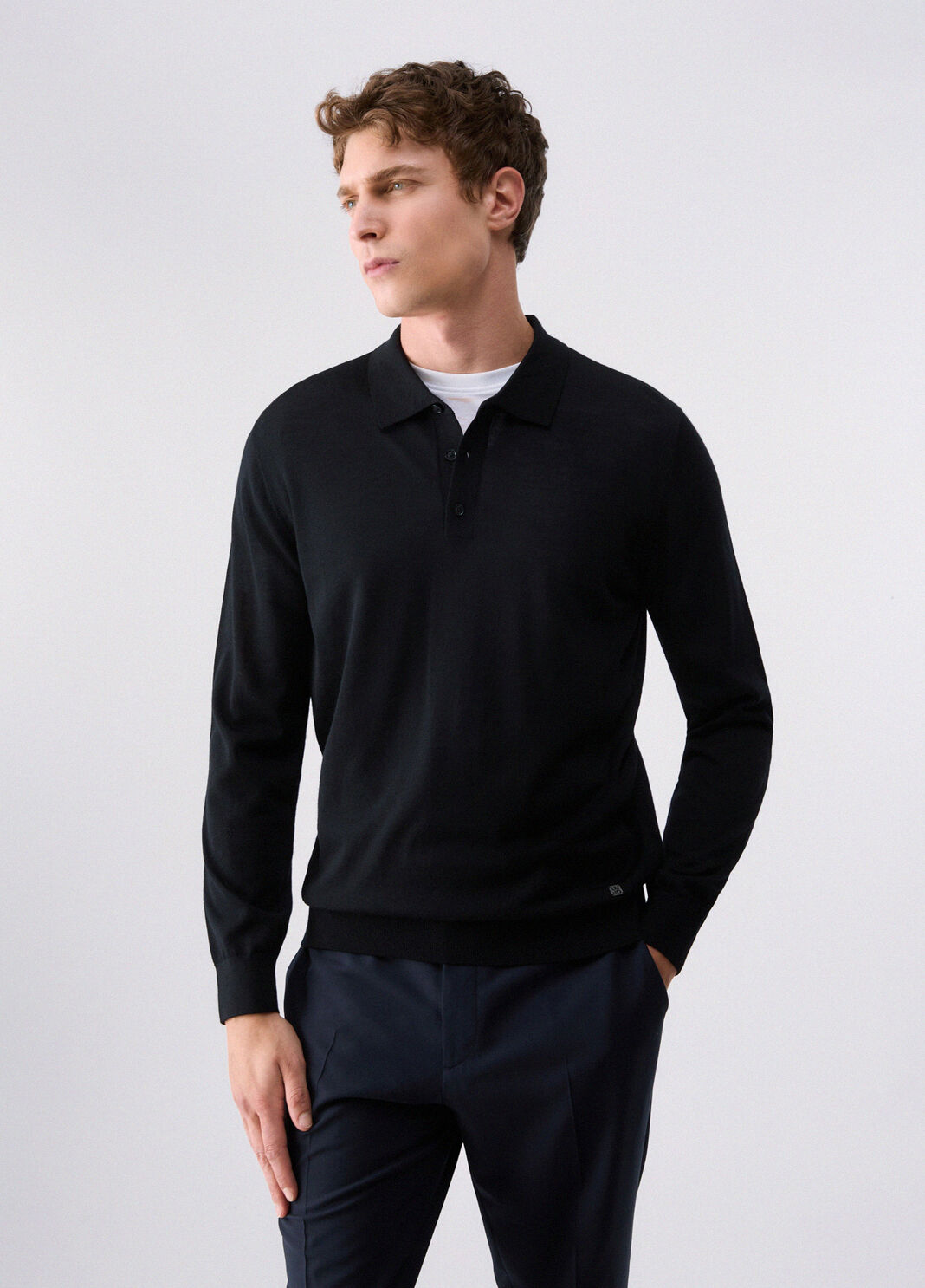 Merino Wool Polo black Liu Jo - large image number 0