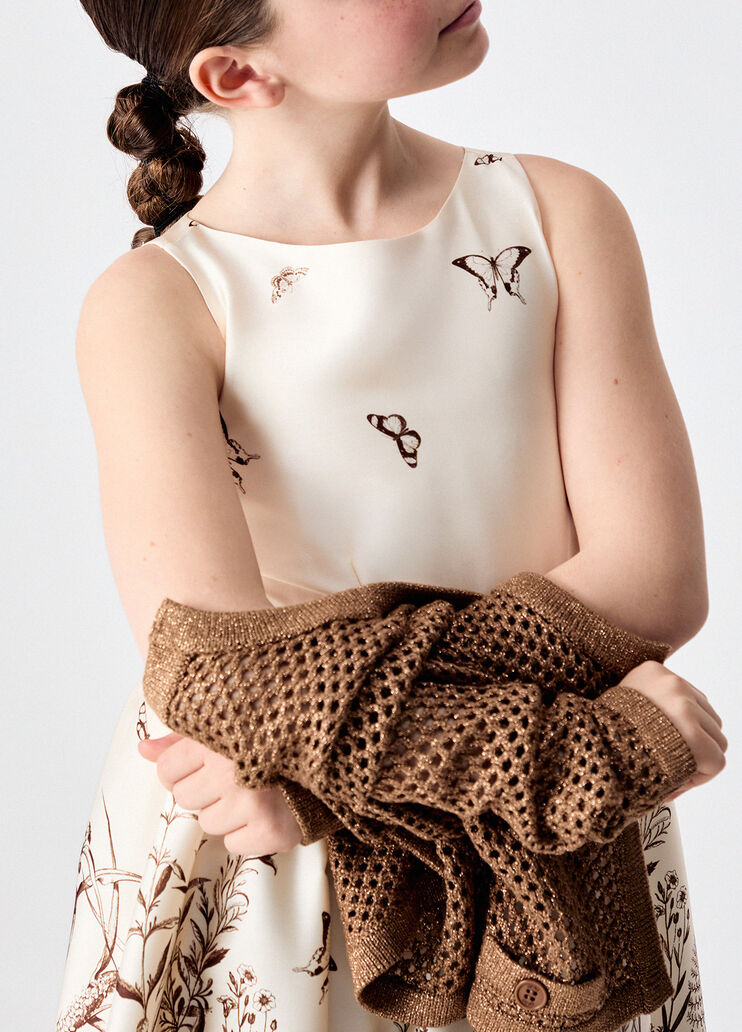 Short printed dress cream Liu Jo - medium