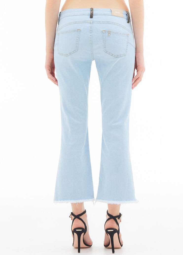 Flared jeans with glitter light denim Liu Jo - large image number 1 Flared jeans with glitter light denim Liu Jo - large image number 1