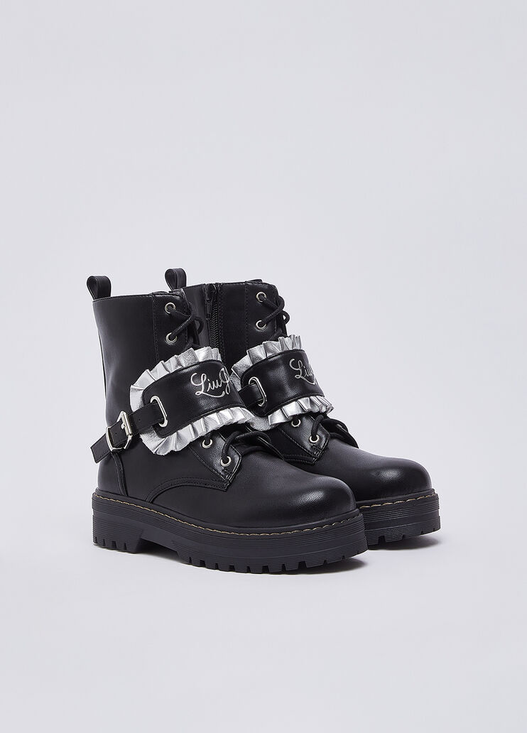 Anfibi con logo nero Liu Jo - medium