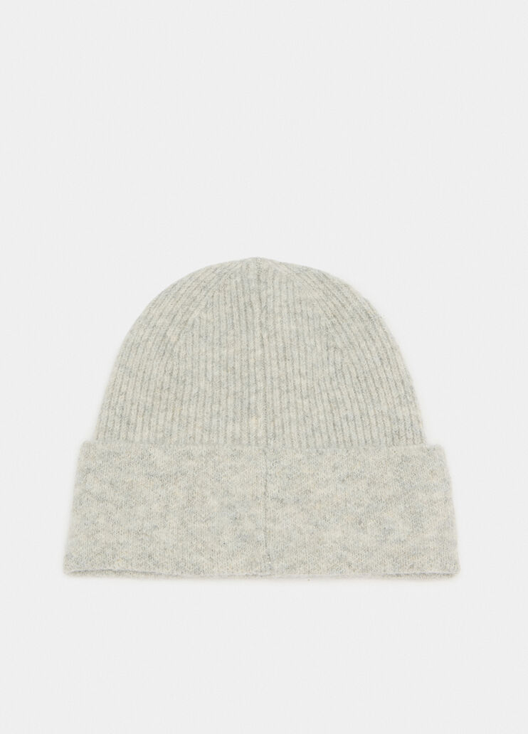 Beanie hat with logo ice gray Liu Jo - large image number 1