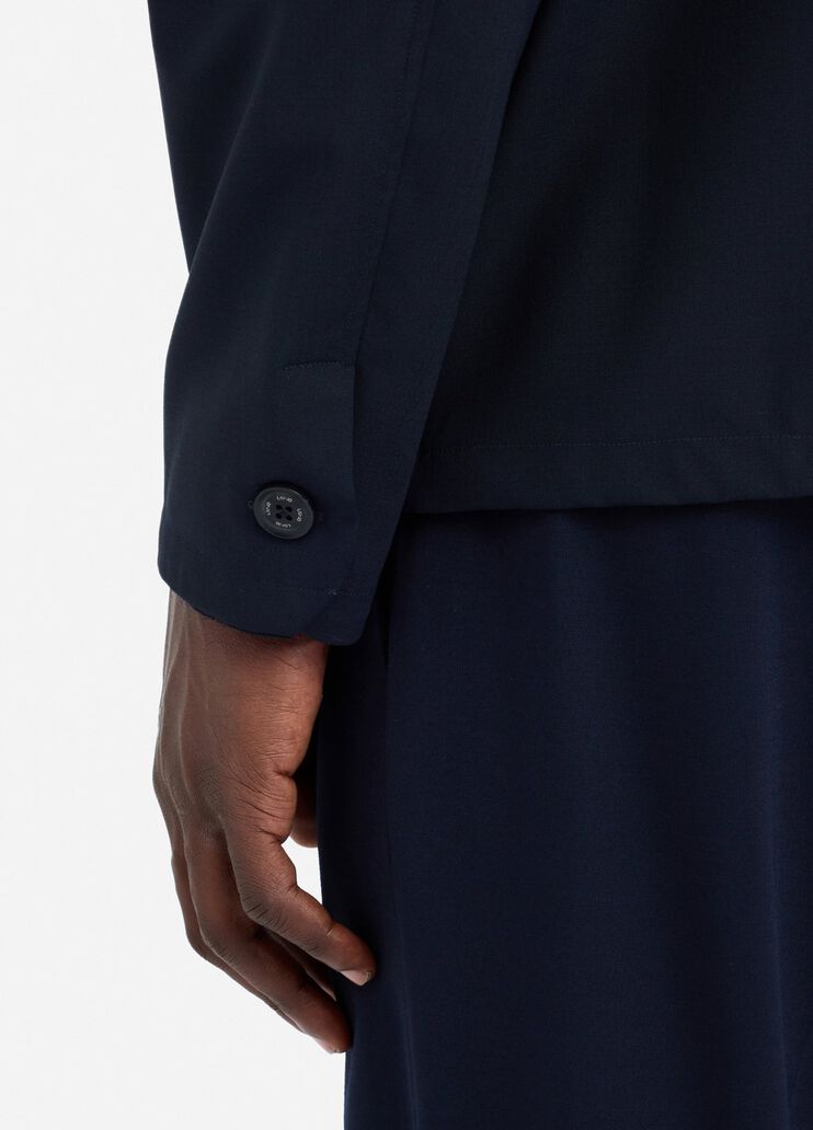 Wool shirt    dark blue Liu Jo - large image number 4 Wool shirt    dark blue Liu Jo - large image number 4