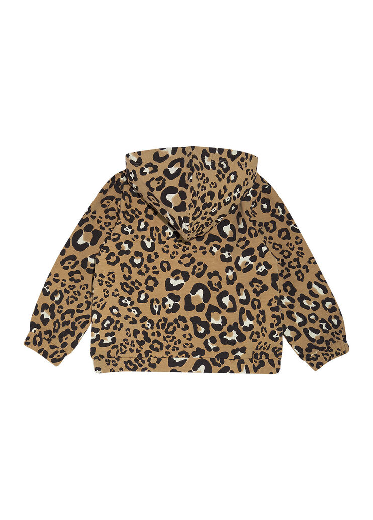 Sweatjacke mit Animal-Print Leopardenmuster Liu Jo - large image number 1
