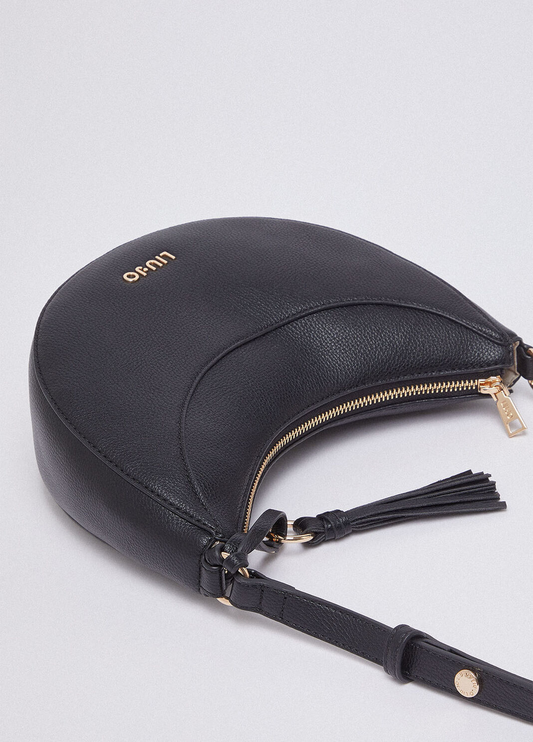 Sac hobo format moyen avec charm noir Liu Jo - large image number 5