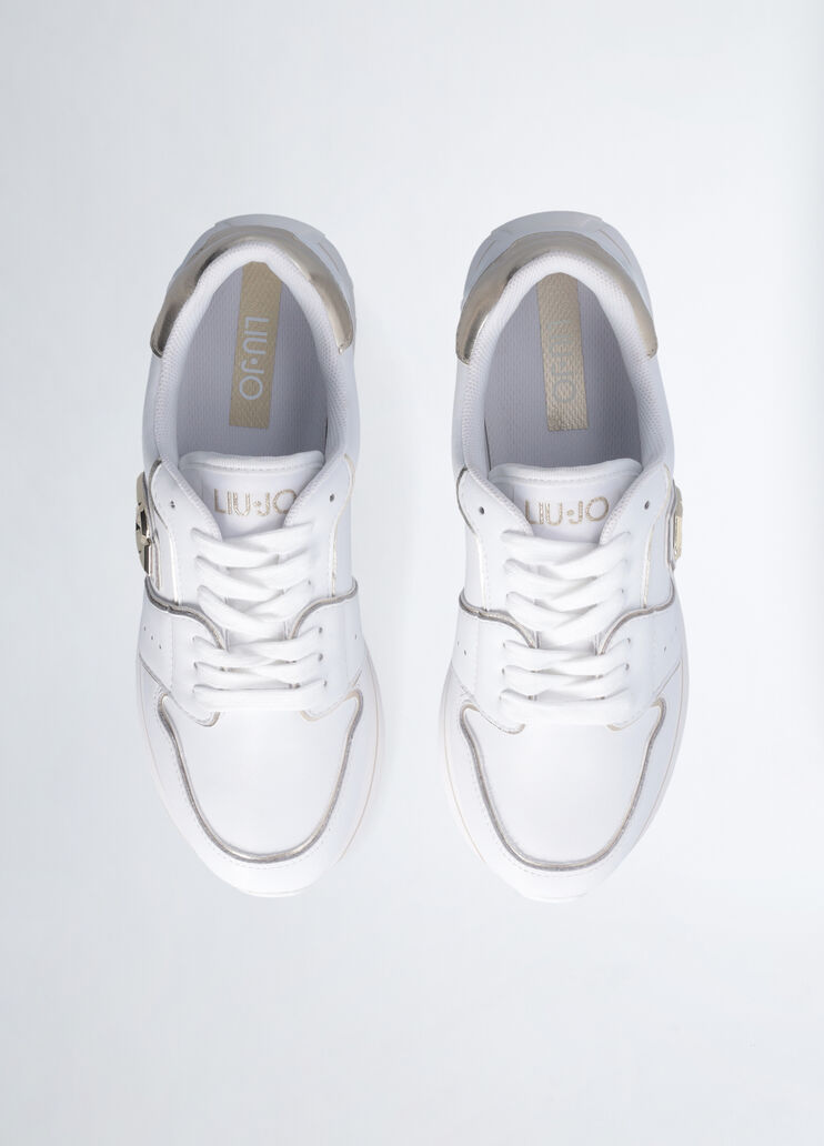 Leather platform sneakers white Liu Jo - large image number 7 Leather platform sneakers white Liu Jo - large image number 7