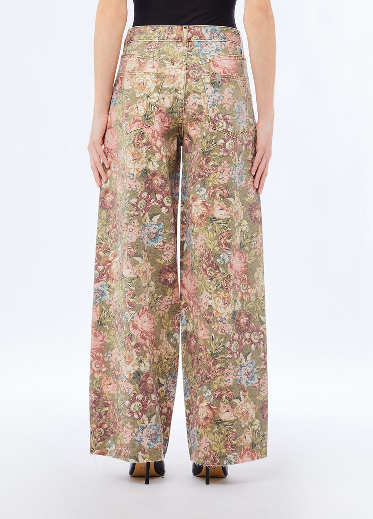 Pantaloni flare con stampa stampa sanderson Liu Jo - medium