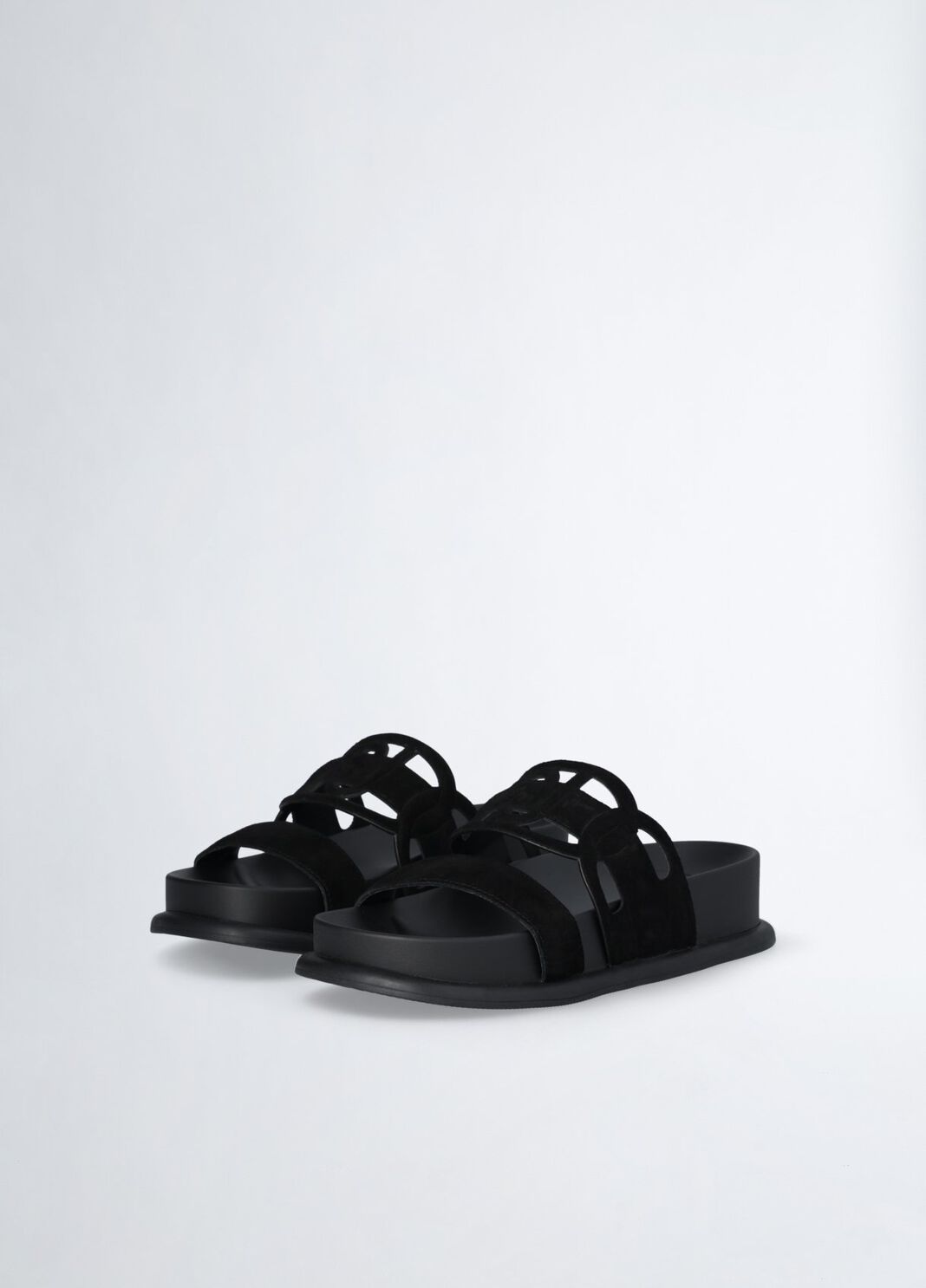 Mules avec maxi logo noir Liu Jo - large image number 10