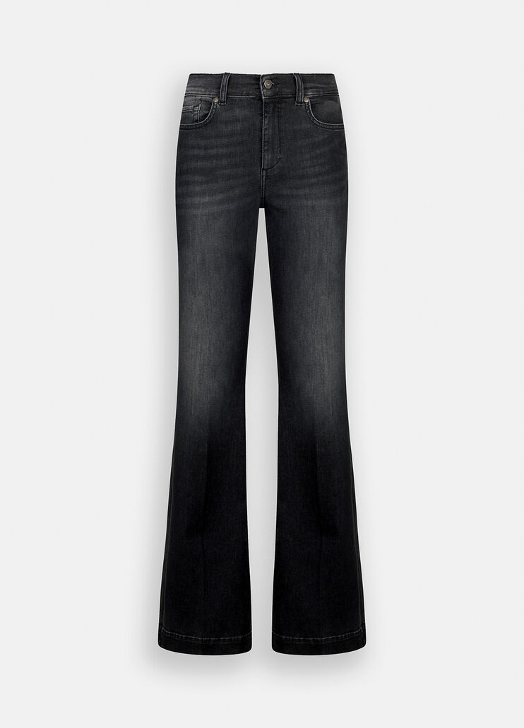 Jeans flare Liu Jo Better denim nero Liu Jo - large image number 6