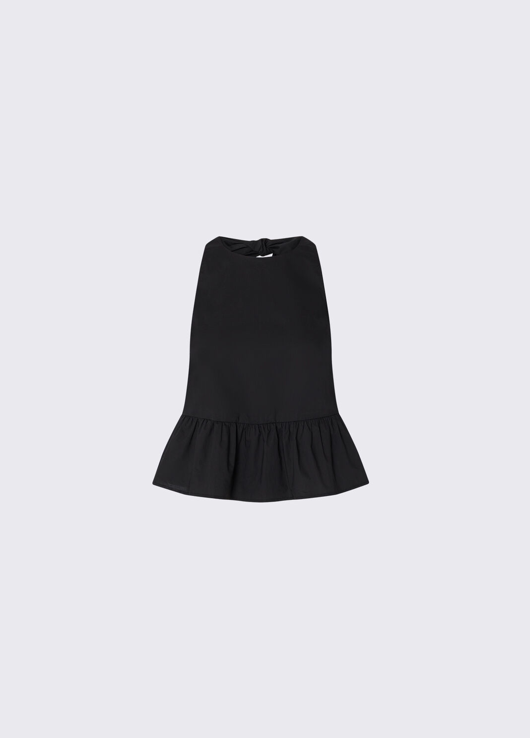 Poplin top with bow black Liu Jo - large image number 6