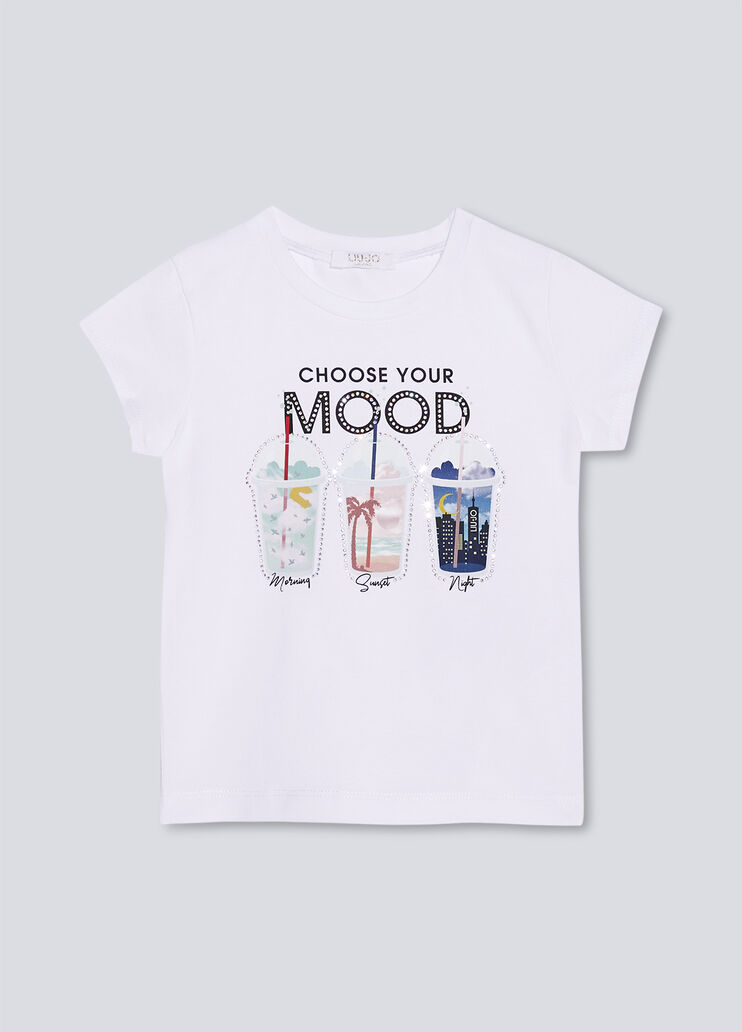 Eco-friendly T-shirt  milk shake Liu Jo - large image number 0 Eco-friendly T-shirt  milk shake Liu Jo - large image number 0