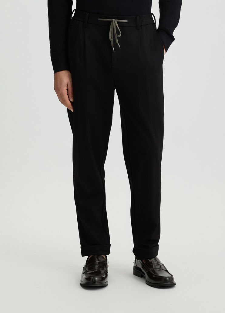 Black trousers with darts black Liu Jo - large image number 0 Black trousers with darts black Liu Jo - large image number 0