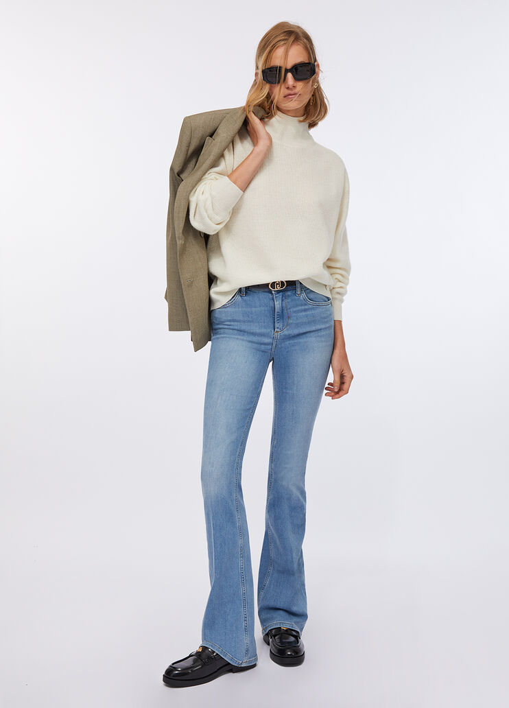 High-rise flared jeans denim Liu Jo - medium