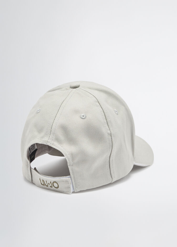 Baseball cap with logo light grey Liu Jo - medium Baseball cap with logo light grey Liu Jo - medium