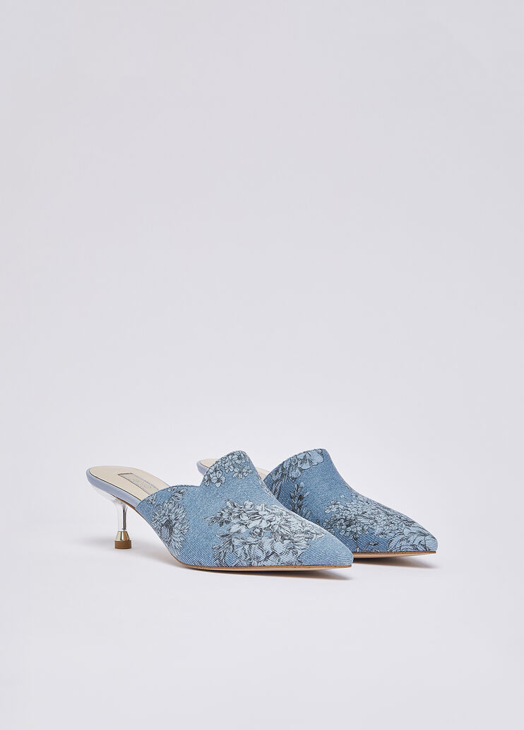 Denim mules light blue Liu Jo - large image number 2
