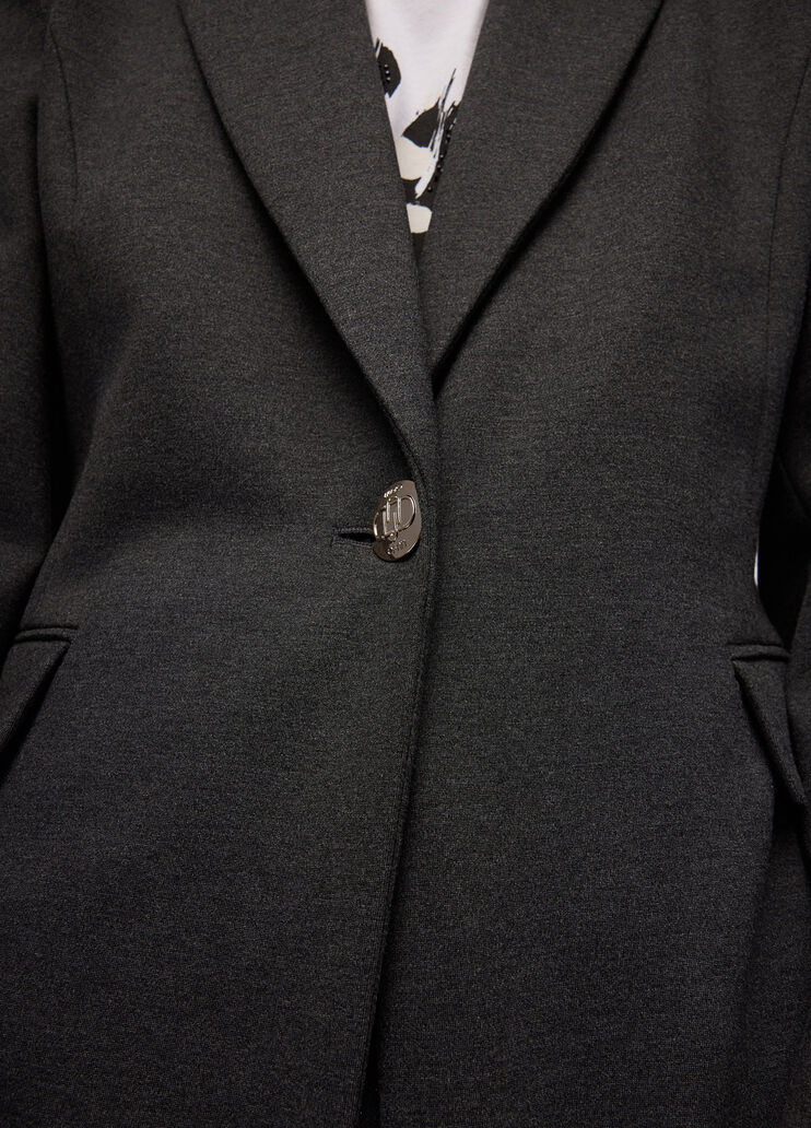 Blazer con spilla gioiello lavagna scuro Liu Jo - large image number 2