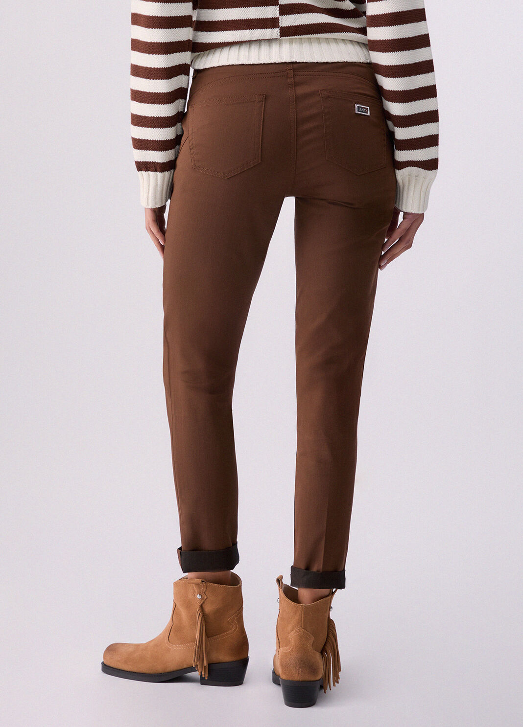 Skinny-Hose in Cropped-L&auml;nge Biscuit Liu Jo - large image number 1