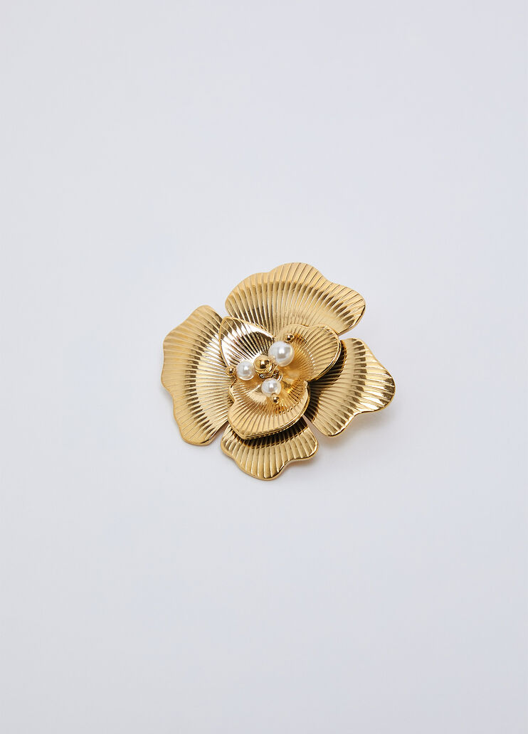 Earrings with Rose and Fringe gold Liu Jo - medium