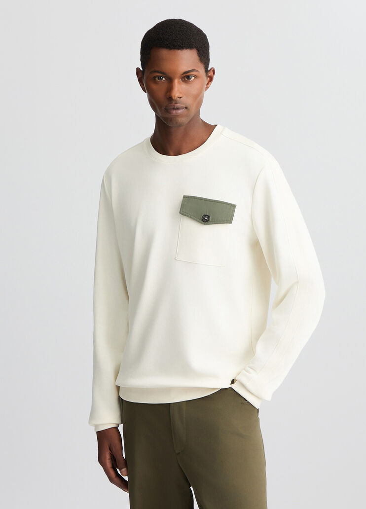 White sweatshirt with pocket white Liu Jo - medium White sweatshirt with pocket white Liu Jo - medium