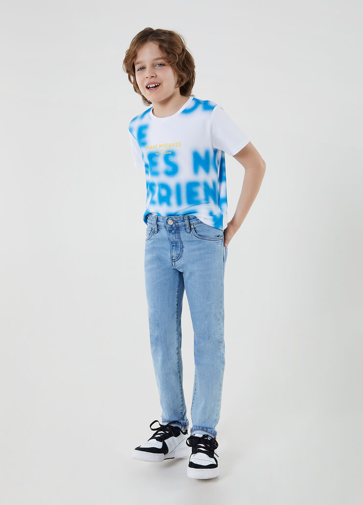 Regular fit jeans  light blue denim Liu Jo - large image number 4