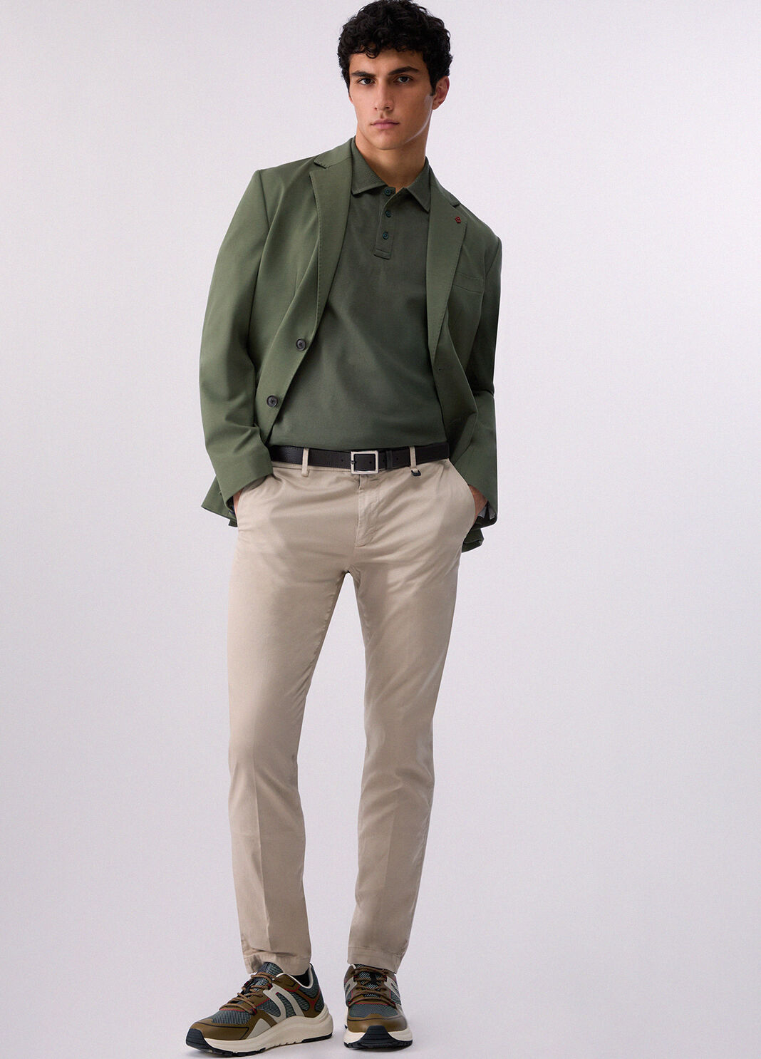 Piquet polo shirt thyme green Liu Jo - large image number 5