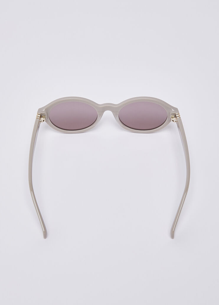 Lunettes de soleil ovales ivoire Liu Jo - medium