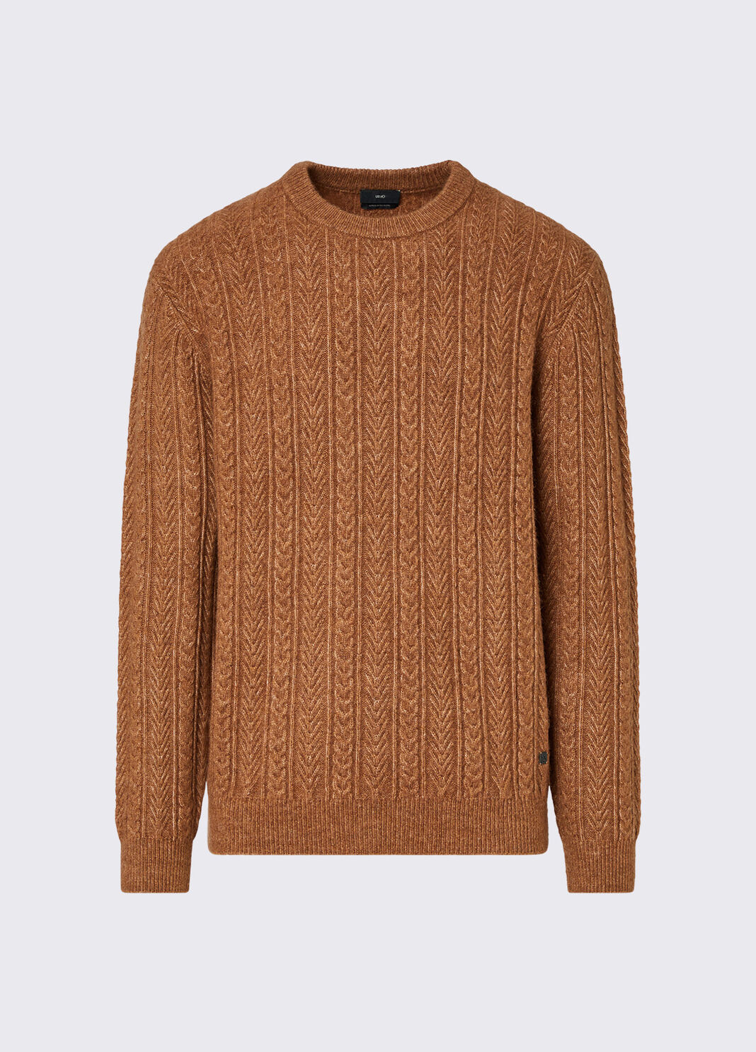 Pull en laine et alpaga beige Liu Jo - large image number 6