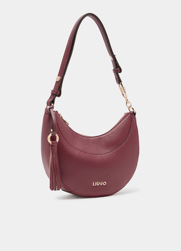 Sac porté épaule format moyen avec charm rouge Liu Jo - large image number 2