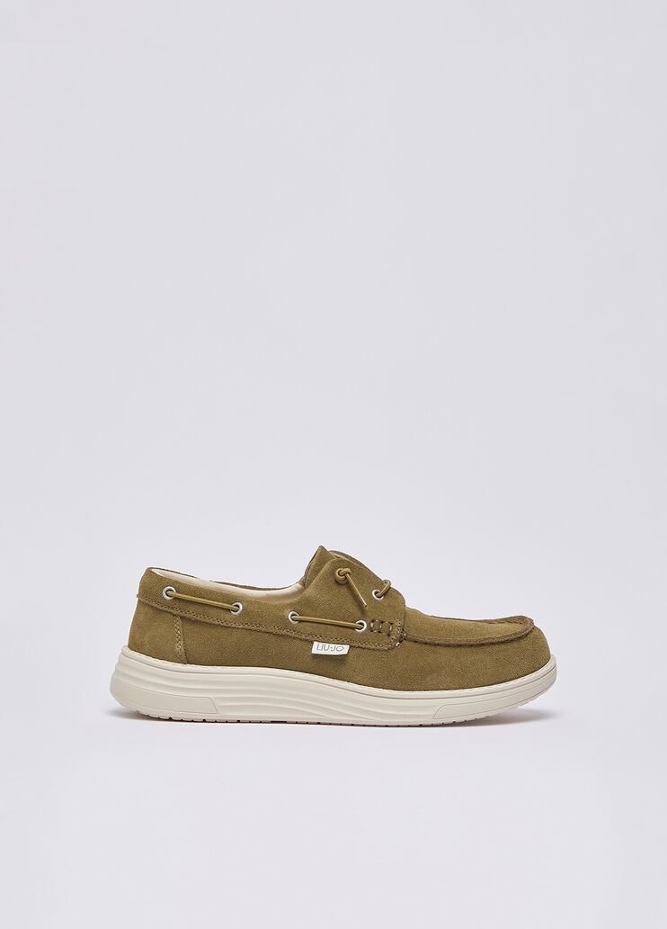 Casual suede loafers green Liu Jo - medium