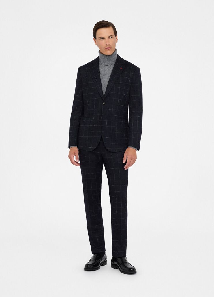 Karo-Blazer aus Wolle und Baumwolle Karomuster Liu Jo - medium Karo-Blazer aus Wolle und Baumwolle Karomuster Liu Jo - medium