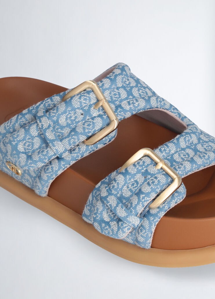 Sandals with bold straps denim Liu Jo - large image number 6  Sandals with bold straps denim Liu Jo - large image number 6