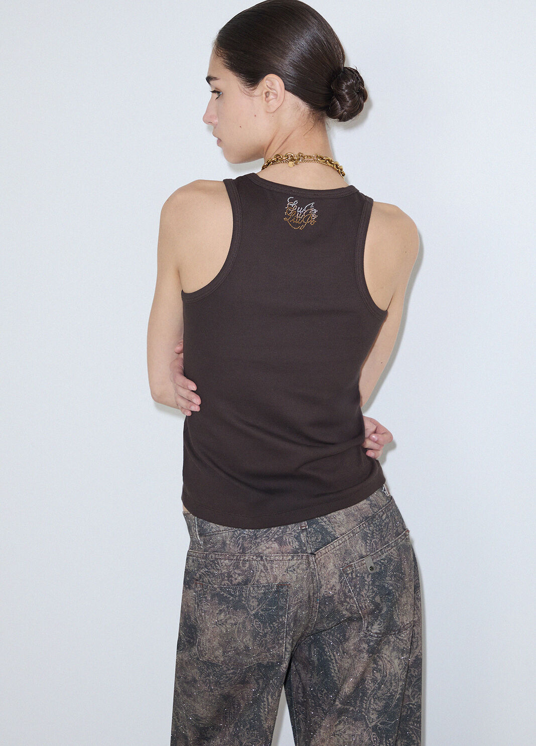 Top in jersey black Liu Jo - large image number 3