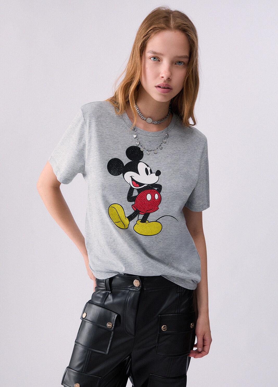 Bedrucktes T-Shirt Grau Liu Jo - large image number 0