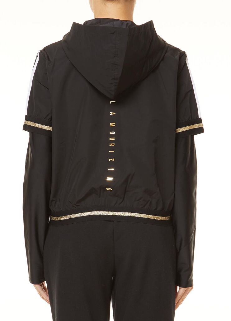 Veste sport avec capuche Noir Liu Jo - large image number 1 Veste sport avec capuche Noir Liu Jo - large image number 1
