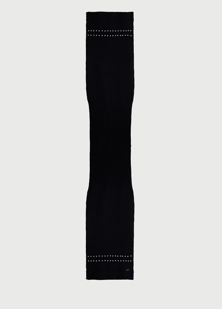 Scarf with pearls Black Liu Jo - large image number 0 Scarf with pearls Black Liu Jo - large image number 0
