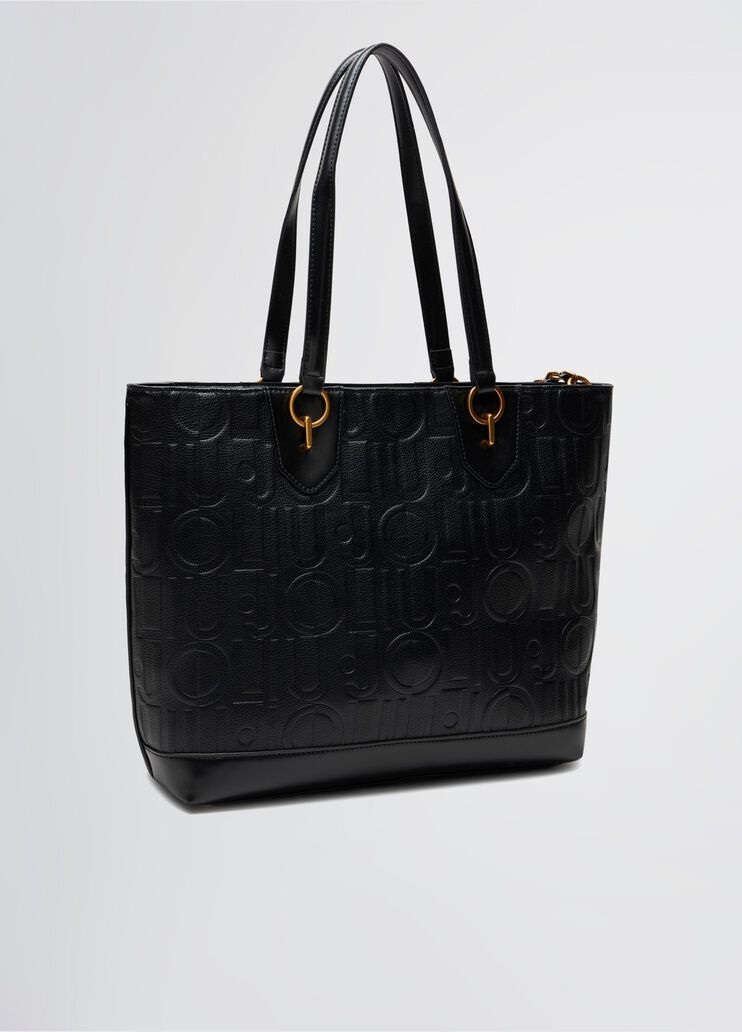Medium tote bag with decorative charm black Liu Jo - medium